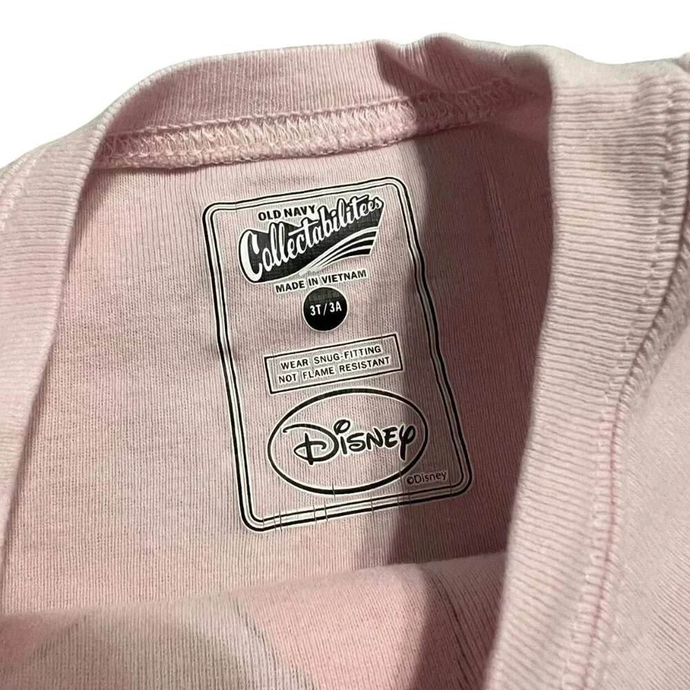 Old Navy + Disney 3T Pink Minnie Mouse Short Pajamas